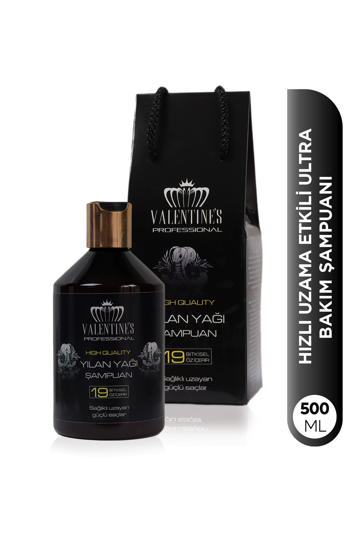Premium Doğal Bitki Özlü Yılan Yağı Ultra Bakı Şampuanı